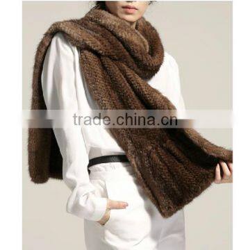 Mink fur scarf