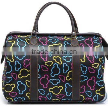 colorful travel trolley luggage bag