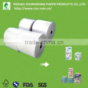 fresh beverage box paper with pe coated