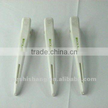 professional plastic hair clip white