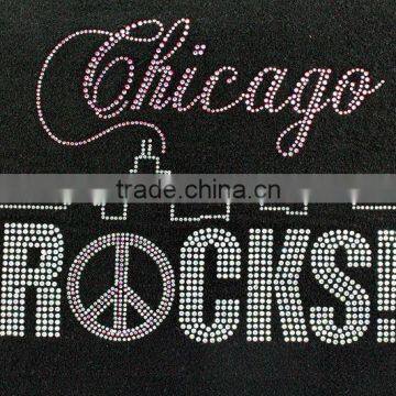 Shinny Motif Hot Fix Rhinestones For 2014 Winter Scarf,hats and 2015 Summer T-shirts