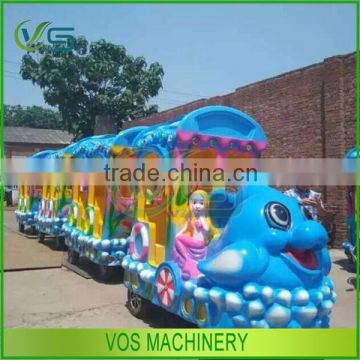 Kids and adults welcomed amusement park electric train rides hot sale