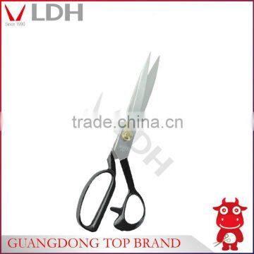 F12 Best professional high carbon steel tailor's scissors with anti-slip metal handle