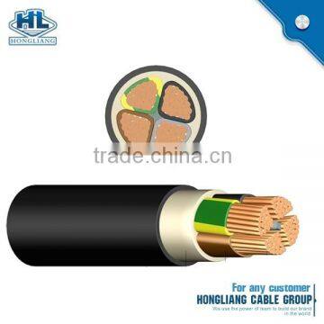 0.6/1KV XLPE/PVC insulated copper armoured cable 4 core 25mm