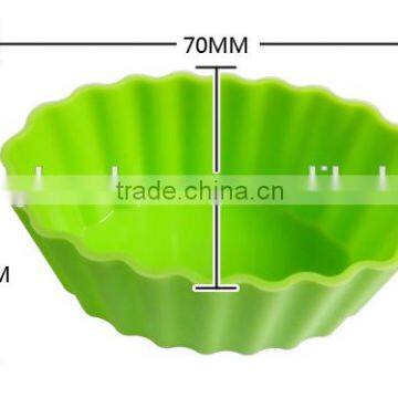 A03-10 Green Oval Silicone Cake Moulds /silicone Cupcake Mould/ Muffin Mould photo-5