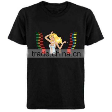 fashion and music el t-qualizer t-shirt equalizer led t shirt