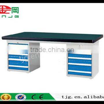 TJG CHINA Anti-Static Workbench Wear-Resisting Desktop Heavy-Duty Workbench Model TJG - 1813F Assembly Line Work Station Worksho