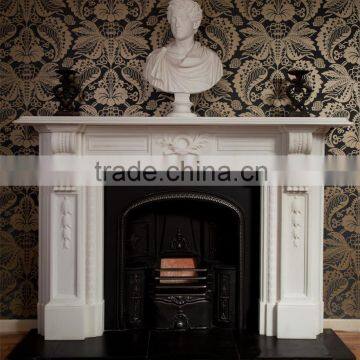 Marble Fireplace Mantel for Villa Project