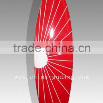 Yamato style fiberglass fun surfboard