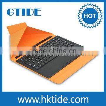 Micro 5 Pogo Pin Keyboard Touchpad With Leather Case For Win 8 Tablet PC photo-3
