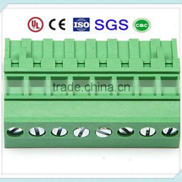 High Quality PCB Vertical Female Terminal Block Connector 7.62mm Pitch 300V, 15A XS2ESDT