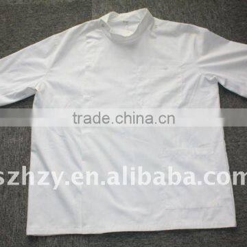 short sleeve men white chef Jacket