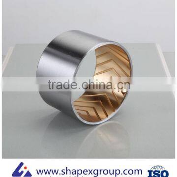 Flanged bushings self lubricating composite oilless slide plain bearings