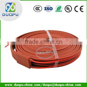 Silicone rubber pipe heater for defrosting duopu