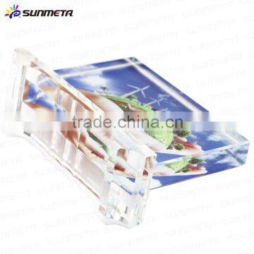 Coated Sublimation Crystal Blank DIY Crystal Photo Frame BSJ-22 photo-5