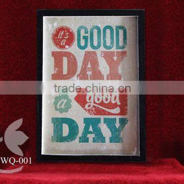 Wooden Vintage Style Sign - Wall Decoration WQ-001
