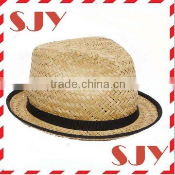 Summer foldable fashion mens straw beach hats
