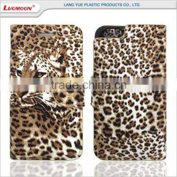 Online Shopping Leopard Pattern Separable Leather Wallet Case for Samsung Galaxy e7 s6 s7 Edge s5 s4 s3 s2 s1 photo-2