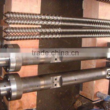 double screw and barrrel/parallel twin screw and barrel for PVC floor production machine