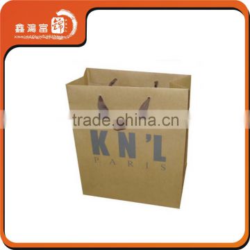 Low cost brown kraft paper bag with handle