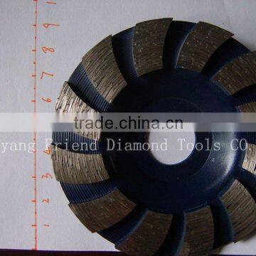 Diamond cup grinding wheel for stone