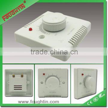 HOT SALE FAN CONTROL SWITCH 300W 250V WHITE COLOR WITH LIGHT