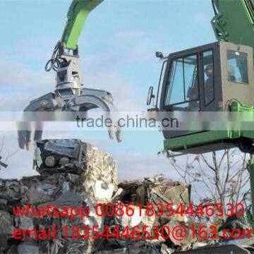 Zx70 Excavator Hydraulic Rotating Grapple ,Scrap Grab, Orange Peel Grapple