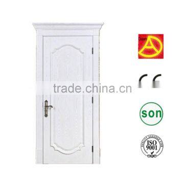 Classic solid wooden doors with Veneer painting for rooms DA-273