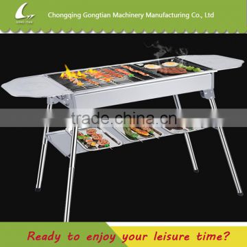 High quality steel charcoal bbq grills for camp solution