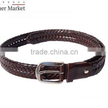 Leather Braided Belt Italian Belts Genuine Leather Florence Leather Fashion photo-3