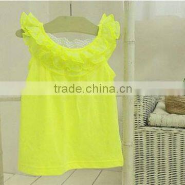 Summer Fluorescent Color Girls mini top