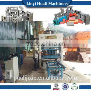 QT4-15 Hydraulic Concrete Paver Interlocking Hollow Brick Machine Price