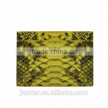 2016 Fashion Python Snakeskin Leather Creddit Card Case,business Name Card Holder photo-4