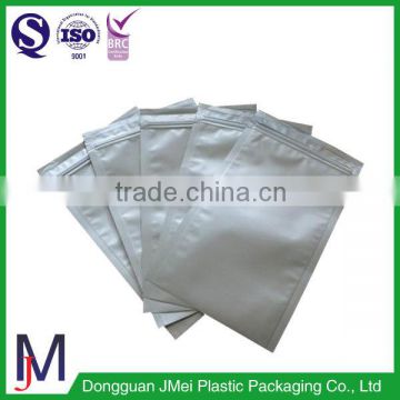 Hot selling plastic zipper pouch bag in china factories/heat sealed plastic snack food bag with zipper