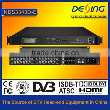 Dexin NDS3343D-E 4 in 1 SD encoder modulator with DVB-C tuner input