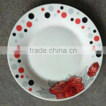 shandong linyi porcelain ware factory supply cheap ceramic plates dishes