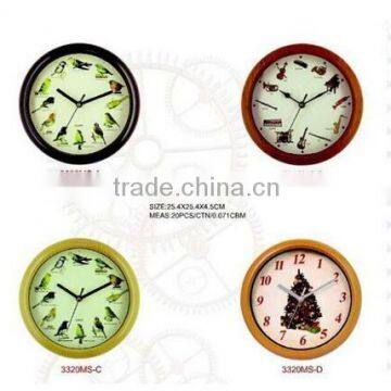 2016 Newest animal sound wall clock