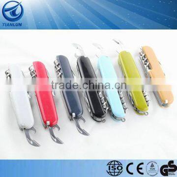 Colorful Multifuction Knife as Promotional Gift,Folding Emergency Survival Tool