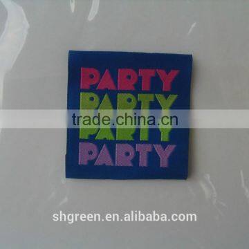 Mitre-fold Satin Woven Neck Tag
