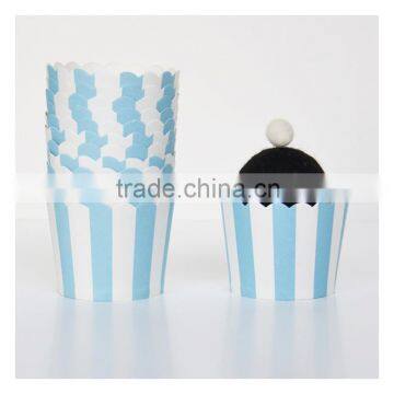 Blue and White Vertical Stripes Striped Standard Baking Cups cupcake liners Muffin Cups Paper Cupcake Cups Liners Cupcake Cases