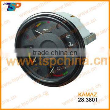 KAMAZ truck spare parts Combination Meter 28.3801