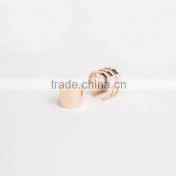 Customized Size Women Fashion Rose Gold Knuckle Ring