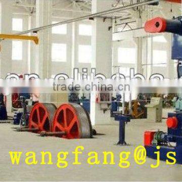 Hanging framed type high speed single wire stranding machine