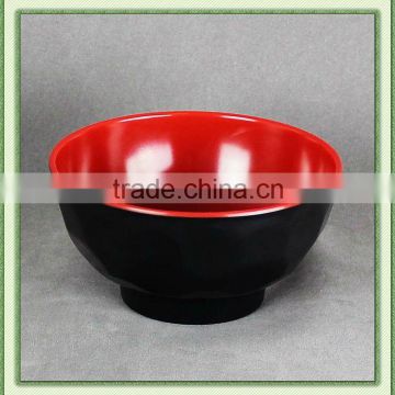 4.5 Inch red and black Melamine Bowl