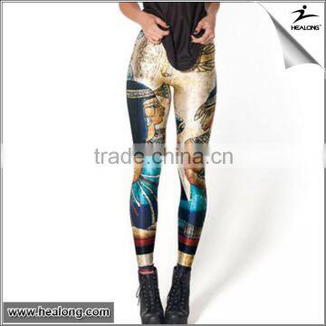 OEM Custom Fashion Design Sublimation Printed Quality Tight Yoga Pants