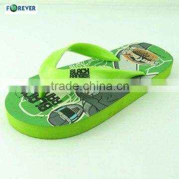 Cheap and imprinted PE flip flops slipper for kids 2013