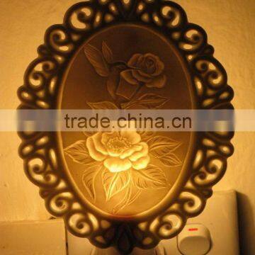 Porcelain Lithophane Translucent Night Light-ZY08200