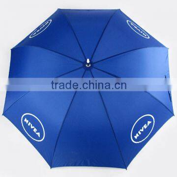 Auto Open Windproof Fiberglass Frame Golf Umbrella