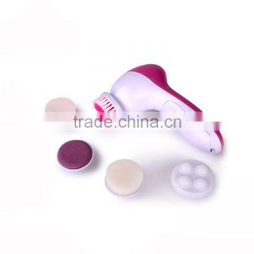 2016 High Quality 5 in 1 Beauty Salon Vibrating Equipment Electric Personal Skin Care Face Massage Cleansing Brush photo-2