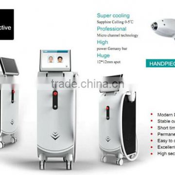 2015 *Professional high power CE approved diode laser hair removal with 10000000 time shots for salon home use